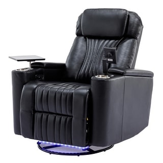 270° Power Recliner with USB Charging and Cup Holders, Swivel Tray ...