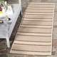 preview thumbnail 95 of 193, SAFAVIEH Courtyard Charmaine Indoor/ Outdoor Waterproof Area Rug 2'3" x 10' Runner - Brown/Bone