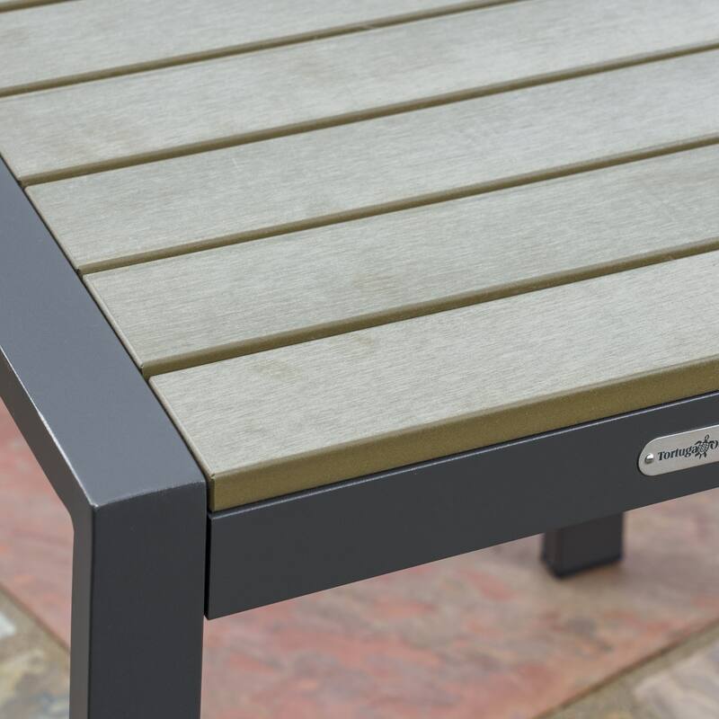 Lakeview Aluminum Outdoor Side Table - 17.75" x 17.75" x 17.75"