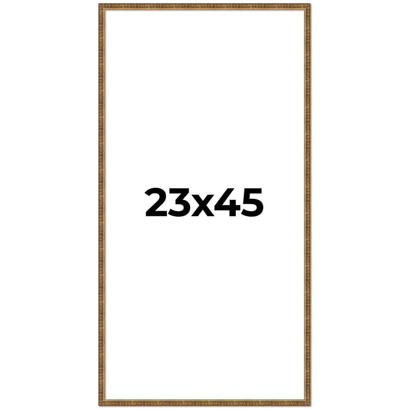 23x45 Frame Gold Picture Frame - Complete Modern Photo Frame Includes