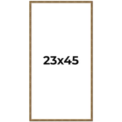 23x45 Frame Gold Picture Frame - Complete Modern Photo Frame Includes