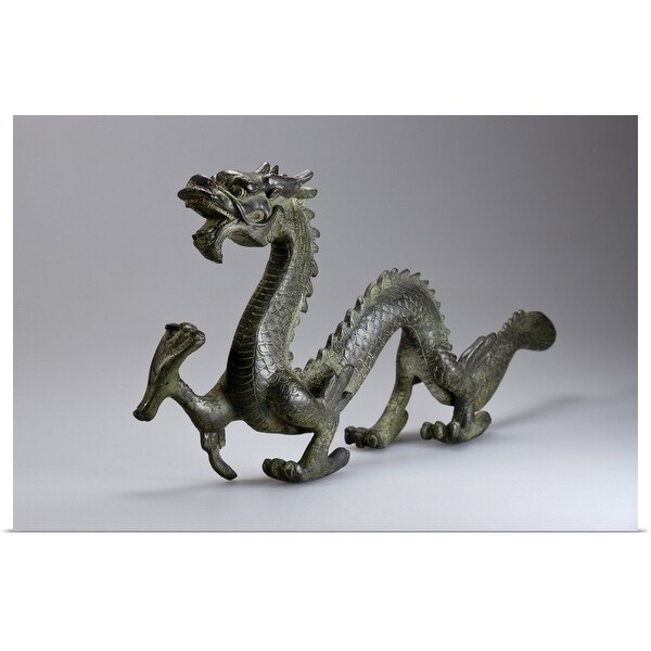 "Chinese Dragon Statue" Poster Print