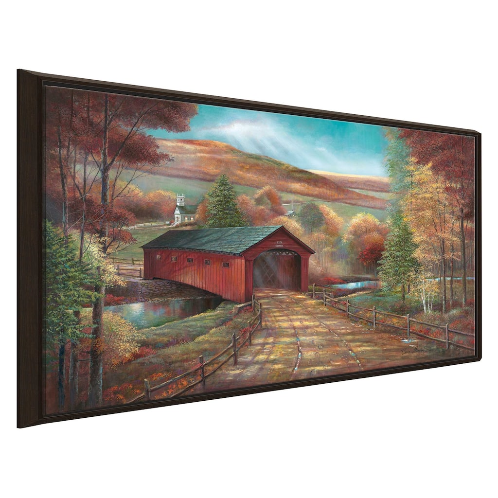 "West Arlington Bridge" by Ruane Manning Print on Floating Canvas