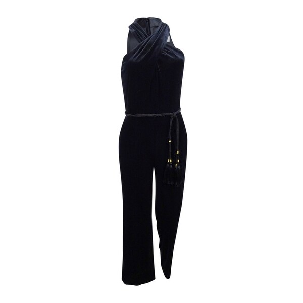 tahari asl halter jumpsuit
