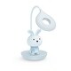 preview thumbnail 7 of 5, Lumi Pals Kid's Table lamp/ night light Bunny Blue