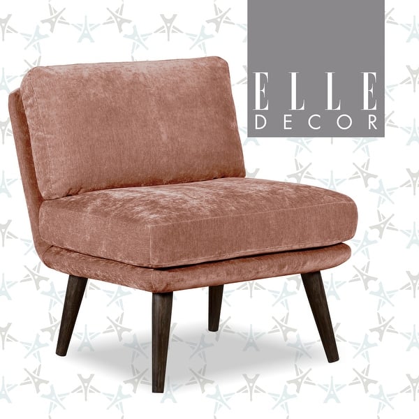 Elle Decor Sophie Armless Slipper Chair Overstock 22731256