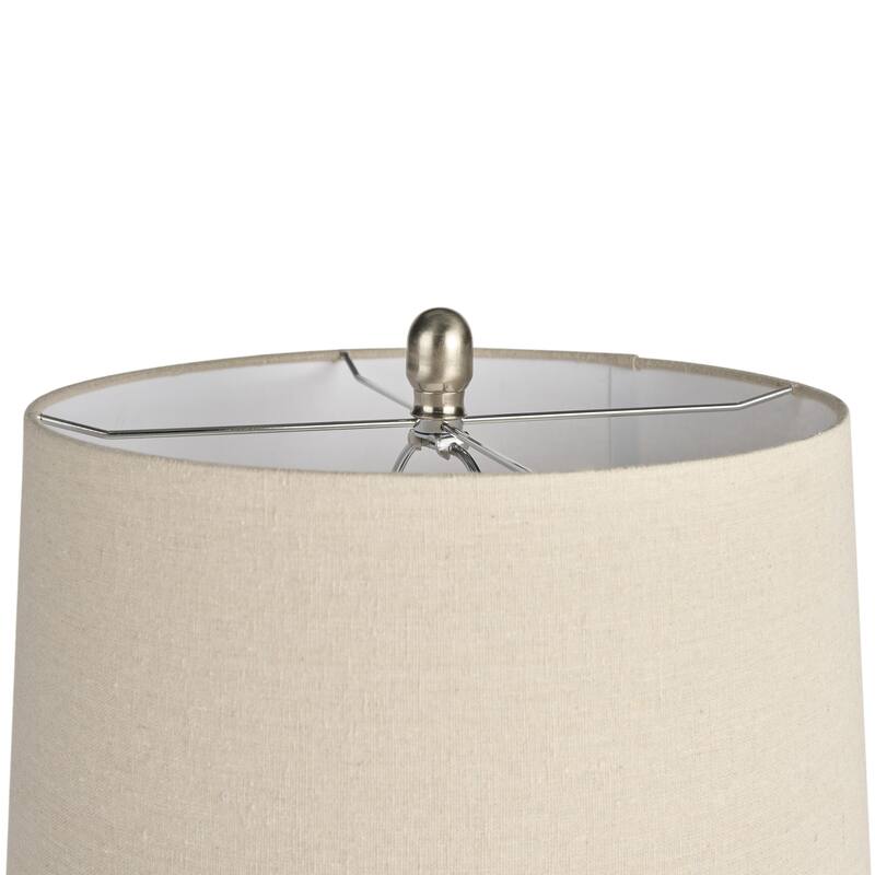 Nourison 24" Textured Ceramic Farmhouse Table Lamp