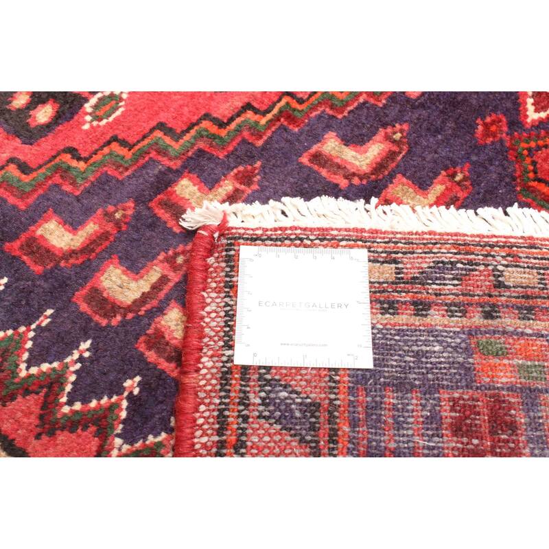 ECARPETGALLERY Hand-knotted Andelz Navy Wool Rug - 4'3 x 7'1