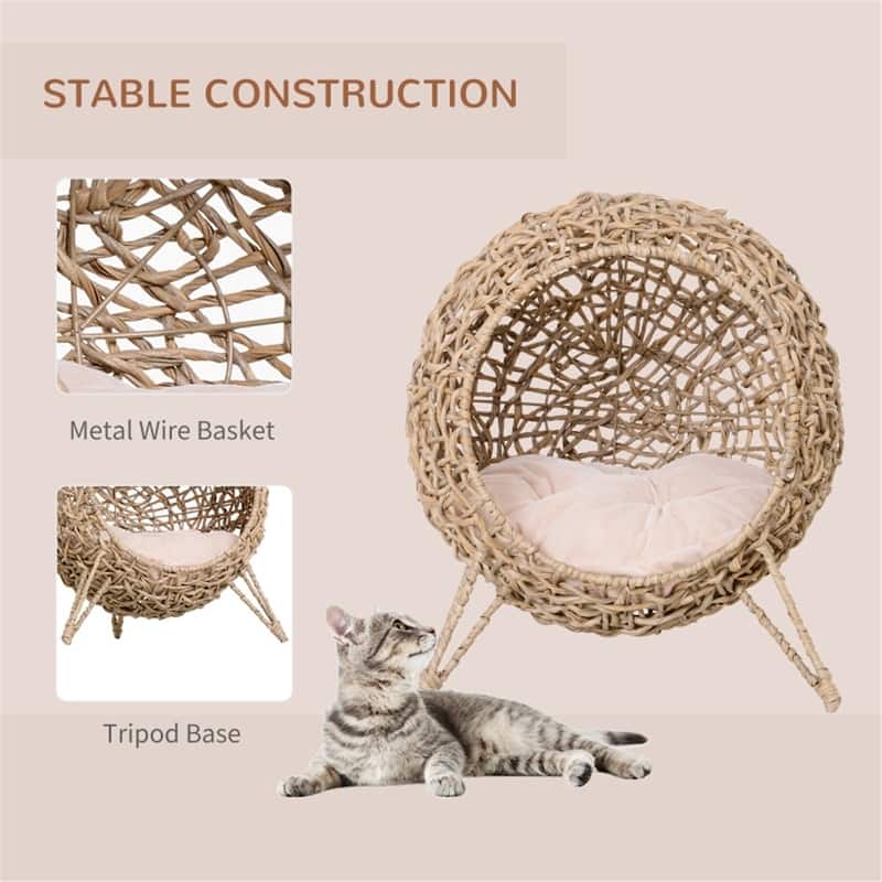 Cat Bed/Cat House -Brown