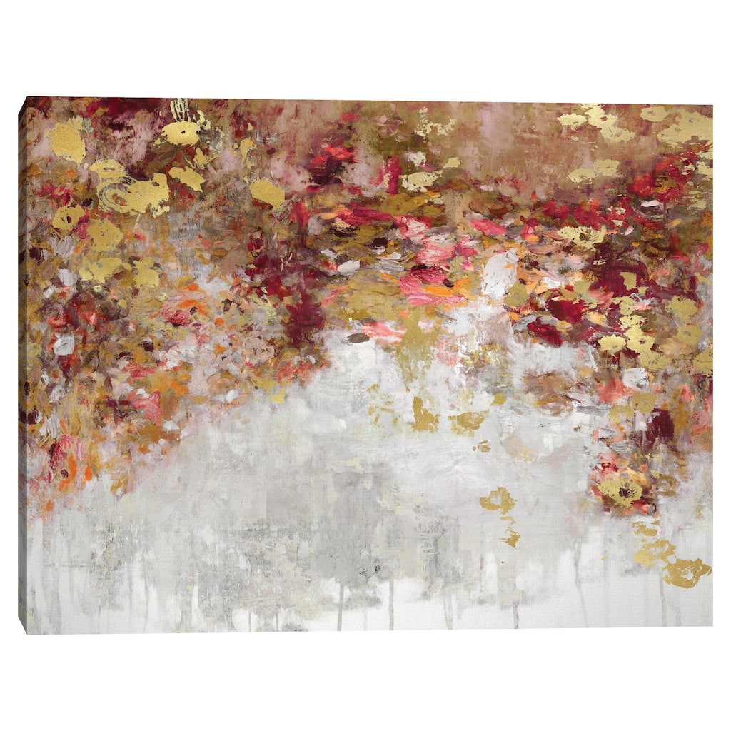 Charmed Red & Gold by Nikki Robbins Canvas Art Print