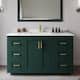 Option Green / White Quartz Top / Brushed Gold Hardware