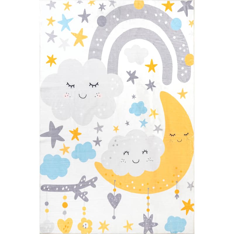 Nuloom Sweet Dreams SpinClean Machine Washable Kids Area Rug