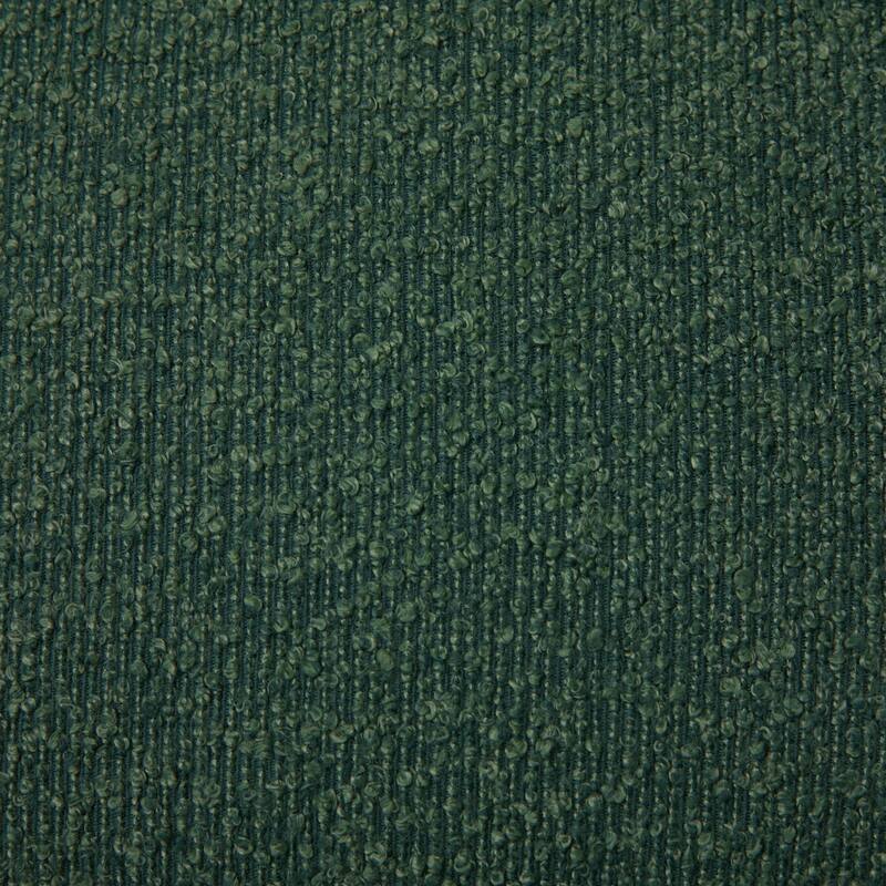 Roomfitters Round Swivel Accent Chair with Curved Backrest, Boucle Fabric Club Chair