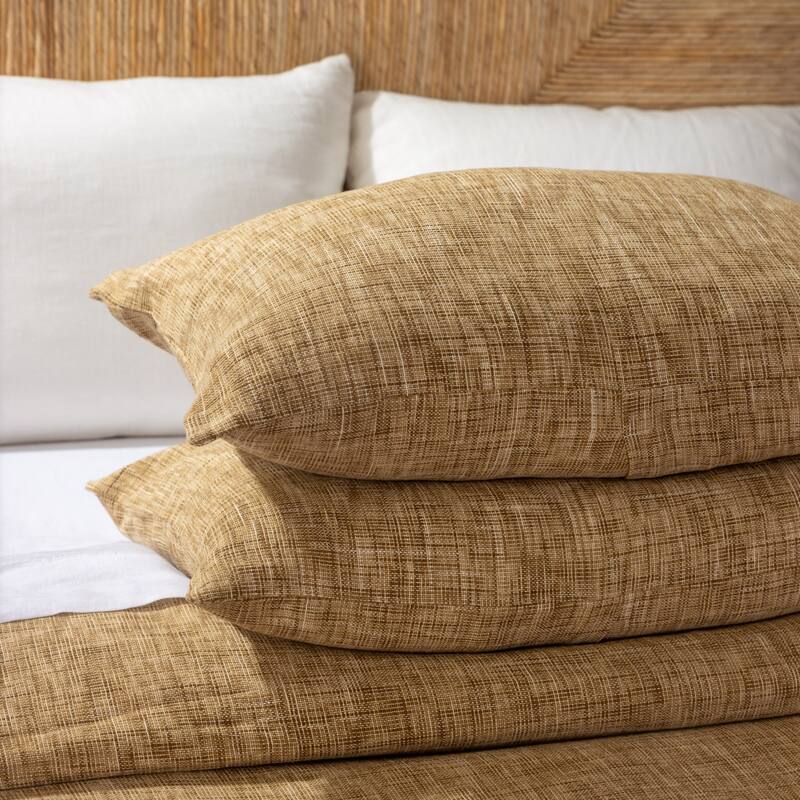 Dominic, Cotton, Ochre, Duvet Cover Set