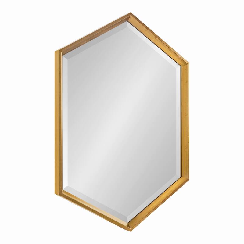 Kate and Laurel Calter Hexagon Framed Wall Mirror