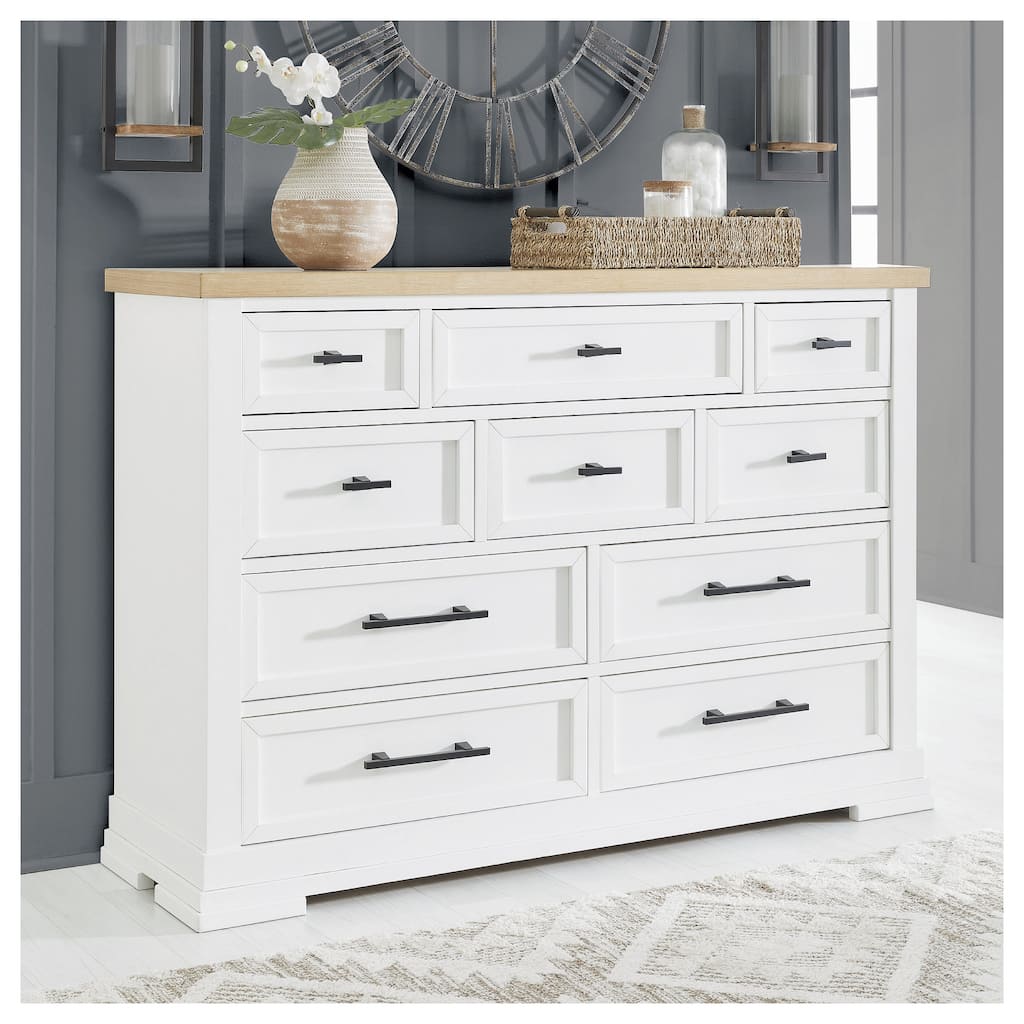 Signature Design by Ashley Ashbryn White/Brown Dresser