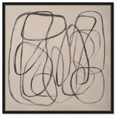 Unbroken Line I Canvas by Art Remedy