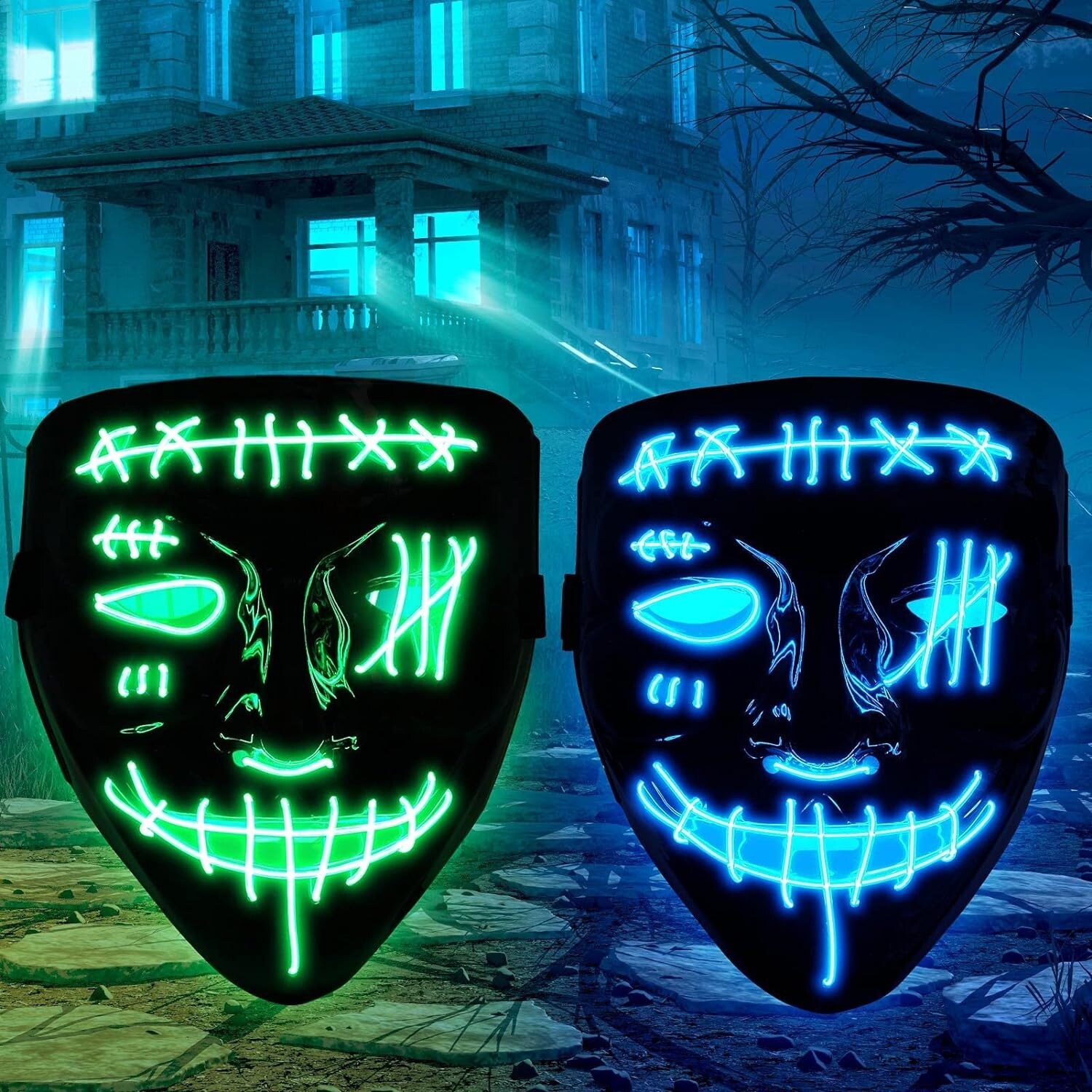 thumbnail image 2 of This Company Makes LED Halloween Costumes That Turn You Into A Stick Figure 2 of 9