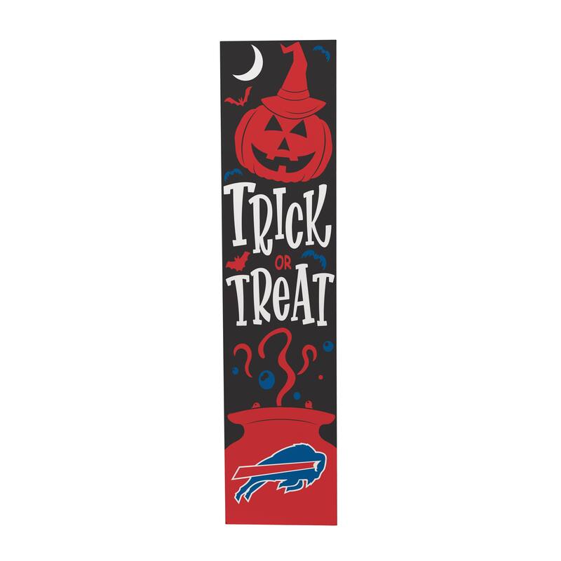 47" Double Sided Seasonal Porch Leaner, Buffalo Bills - 47" x 11.25"