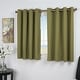 preview thumbnail 6 of 7, Ultimate Blackout 45-inch Short Length Grommet Curtain Panel 56"w x 45"l - Sage