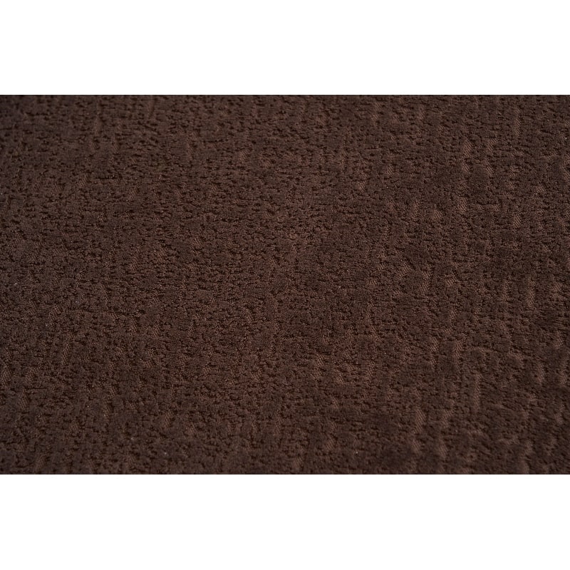 Single S-Curved Chenille Sofa Chair, No Assembly