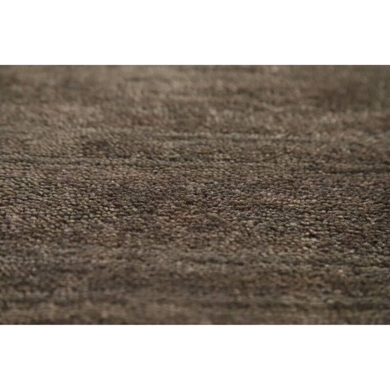 Hand Knotted Oriental 100% Wool Carpet Tribal Tribal Brown Gabbeh Area Rug - 8' 1'' X 5' 0''