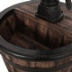 preview thumbnail 6 of 8, Beaver Outdoor Outdoor Water Pump Fountain by Christopher Knight Home