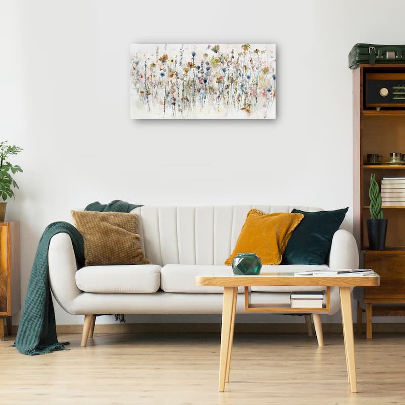 Watercolor Wildflowers By Studio Arts Canvas Art Print