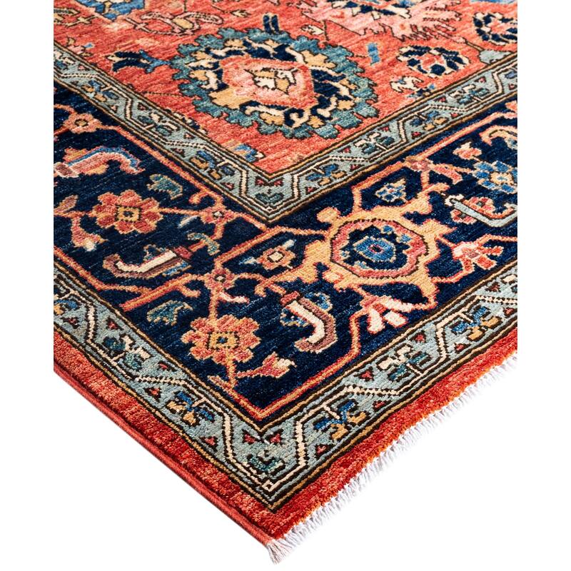 Serapi One-of-a-Kind Hand-Knotted Area Rug - Red - 8' 2" x 9' 10"