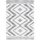 preview thumbnail 18 of 36, SAFAVIEH Alamo Lineke Rustic Boho Rug 4' x 6' - Ivory/Charcoal - Rectangle
