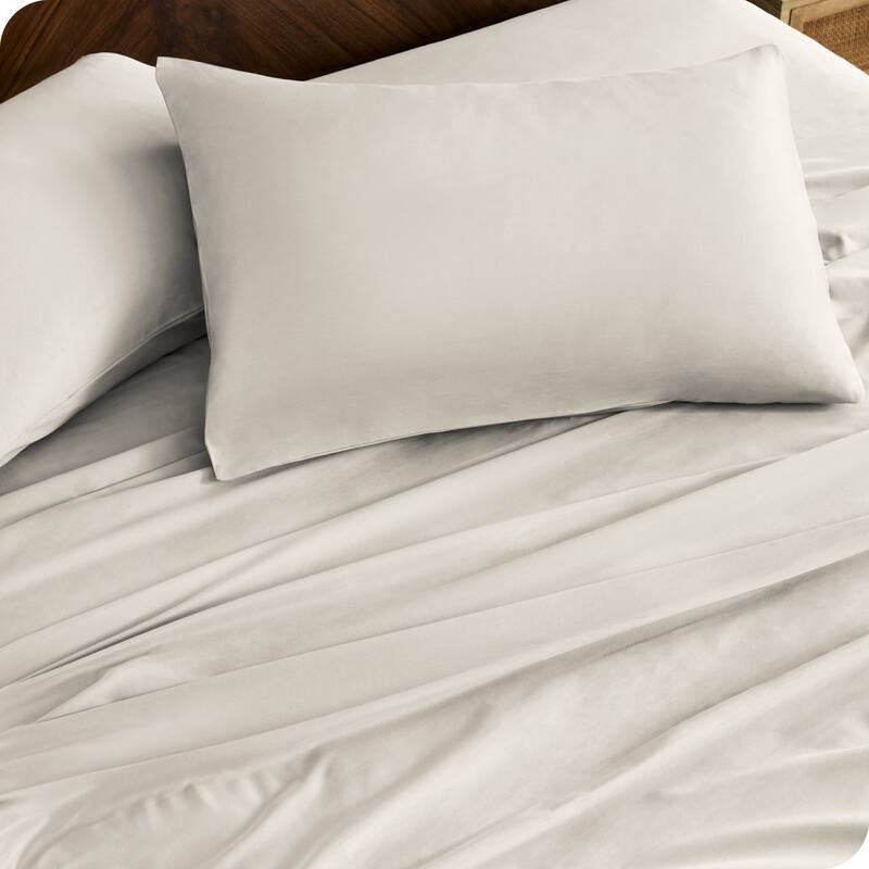 Bare Home Organic Cotton Sheet Set - Crisp Percale Weave