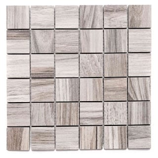 Honolulu 2x2 Grey Matte Porcelain Mosaic Tile - Floor, Wall & Backsplash
