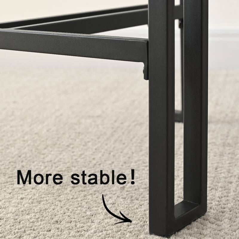 24" Seat Height Upholstered Tweed Solid Back Counter Stool(Set of 6)