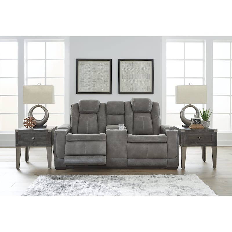 Signature Design by Ashley Next-Gen DuraPella Gray 2-Piece Upholstery Package - 86"W x 40"D x 43"H