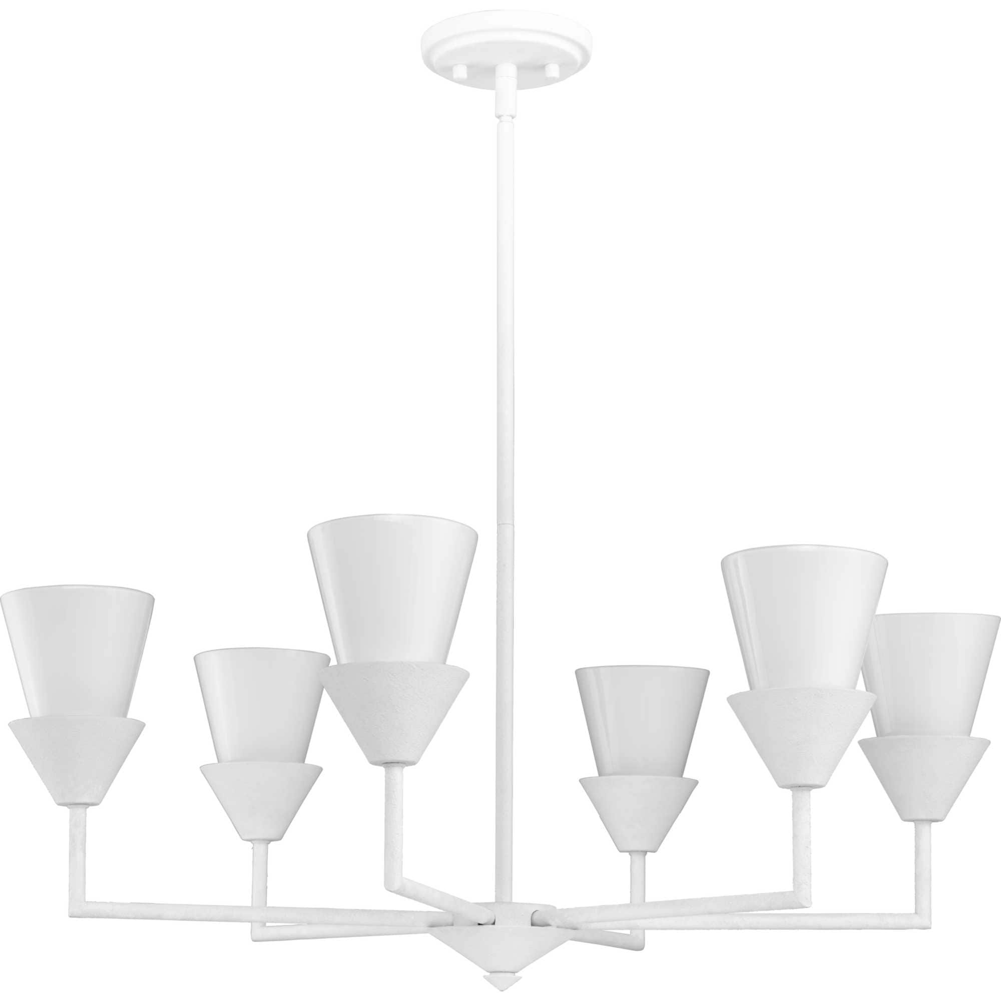 Progress Lighting P400372 Pinellas 6 Light 30" Wide Chandelier