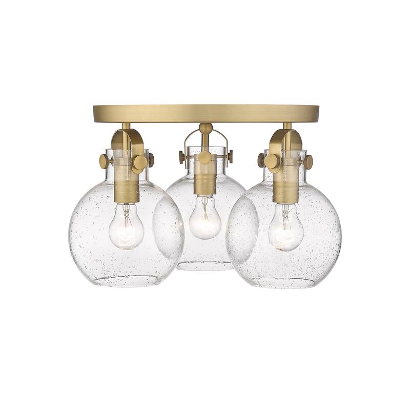 Innovations Lighting Newton Sphere - 3 Light 7" Flush Mount