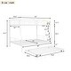 preview thumbnail 9 of 14, Industrial Minimalist Full XL Over Queen Metal Bunk Bed with Trundle,Save Space or Split Into 2 Beds