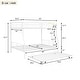 preview thumbnail 41 of 46, Multifunctional Full XL Over Queen Metal Bunk Bed With Trundle,Save Space or Split Into 2 Beds