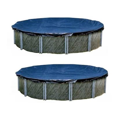 Swimline Winter Round Above Ground Swimming Pool Protective Cover 18' Two - 6.3