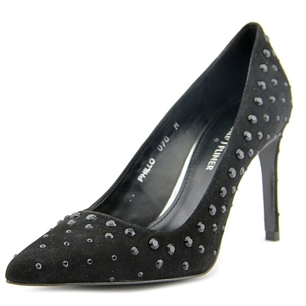 Donald J Pliner Womens Phillo Pointed Toe Classic Pumps Black Size 10.0 Donald J Pliner Womens Phillo Pointed Toe Classic Pumps Black Size 10.0
