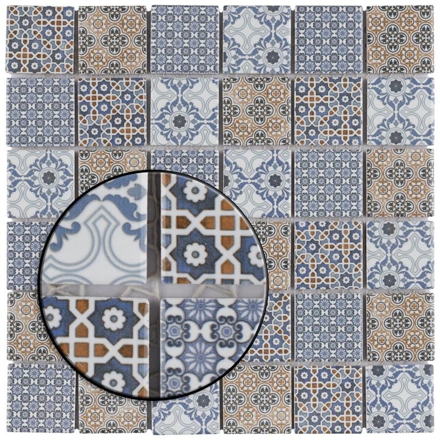 Merola Tile Classico 2 in. 11.63x11.63-inch Porcelain Mosaic Tile - CASE -  On Sale - Bed Bath & Beyond - 32382957