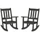 preview thumbnail 29 of 68, Laguna Kids Outdoor Poly Rocking Chair (Set of 2) Gray