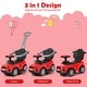 preview thumbnail 47 of 58, Costway 3 in 1 Ride on Push Car Toddler Stroller Sliding Car w/Music - See details