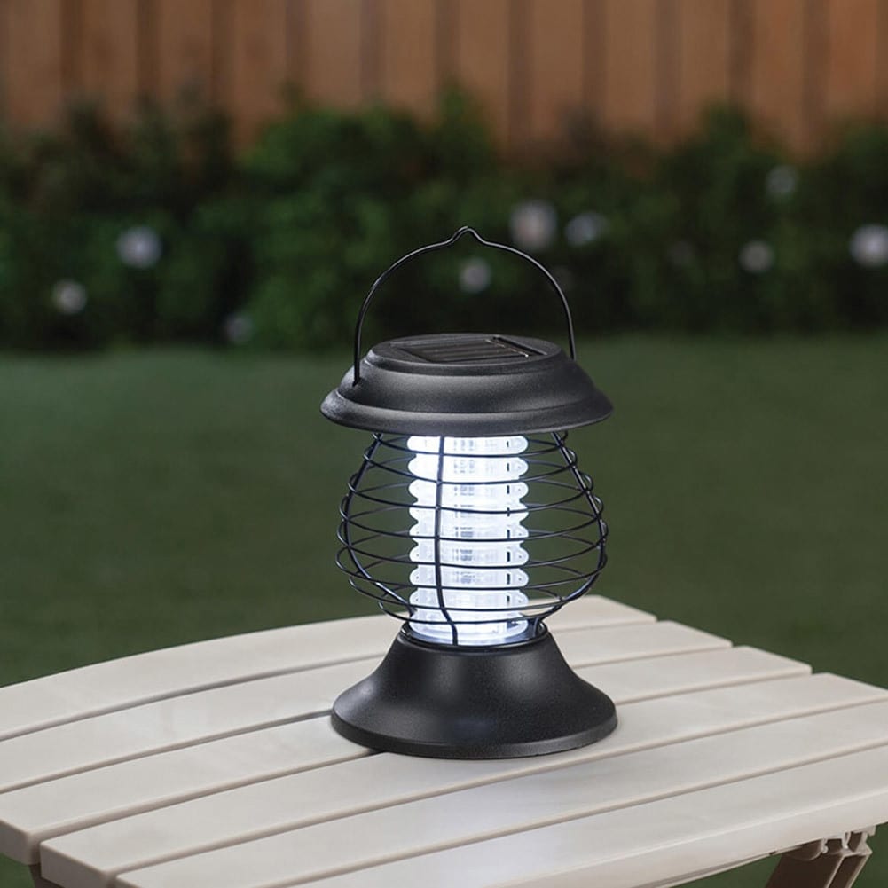 Solar Fly Trap Light Mosquito Killer Lamp UV Lamp Outdoor Light