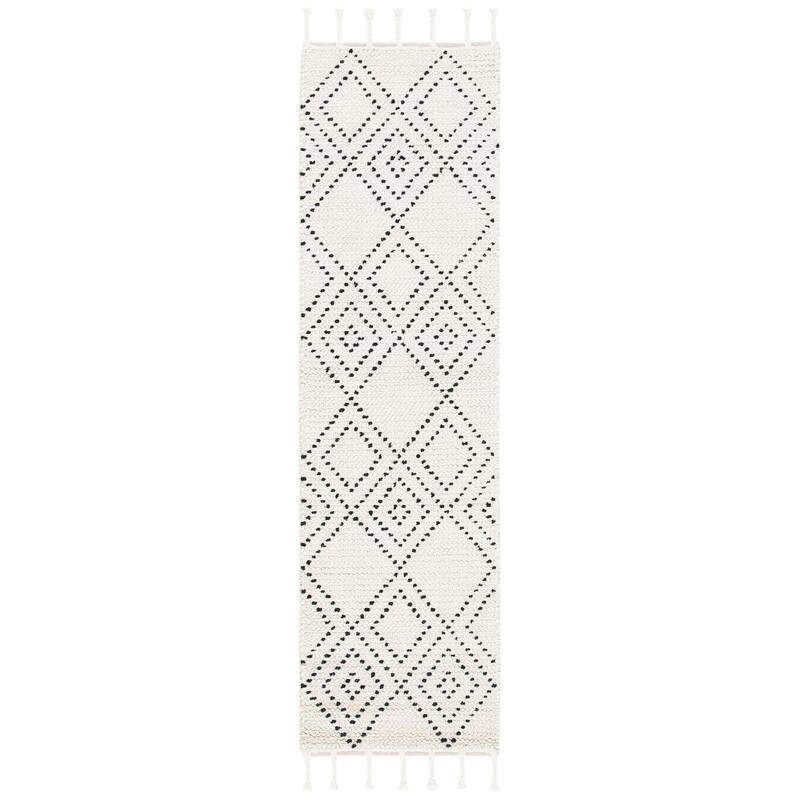 SAFAVIEH Handmade Casablanca Violante Moroccan Wool Tassel Rug
