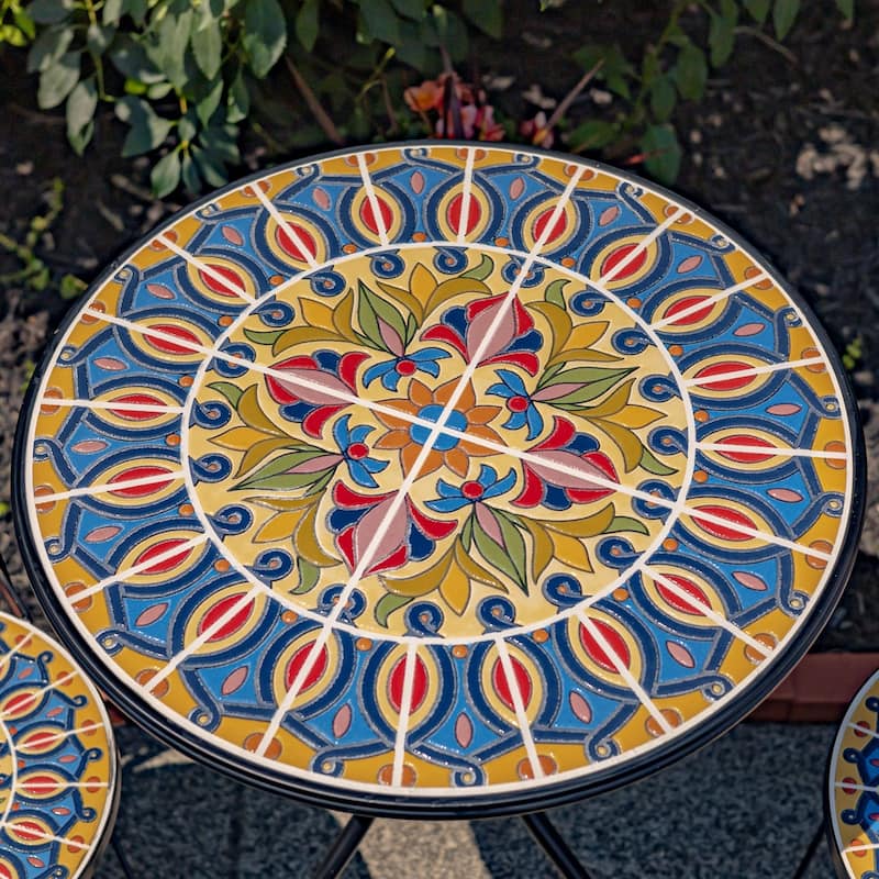 Mosaic Bistro Sets - 23.5"x23.5"x29.75"