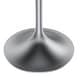 preview thumbnail 29 of 29, Verve 48" Modern Round Solid Wood Top Dining Table with Brushed Chrome Steel Pedestal Base for Kitchen & Dining Room