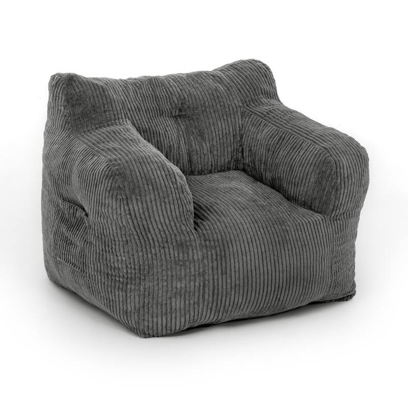 Pamapic Bean Bag Chair, Soft Corduroy Lazy Large Bean Bag Couch