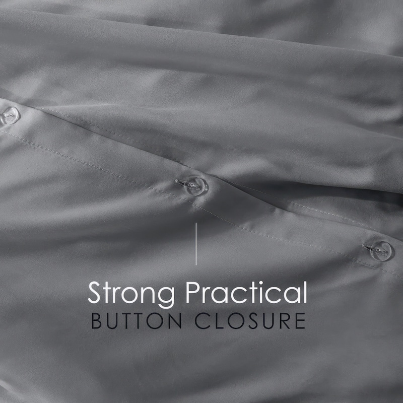 Emperyan 3 Piece Duvet Cover Sets, Soft Double Brushed Duvet Covers with Button Closure