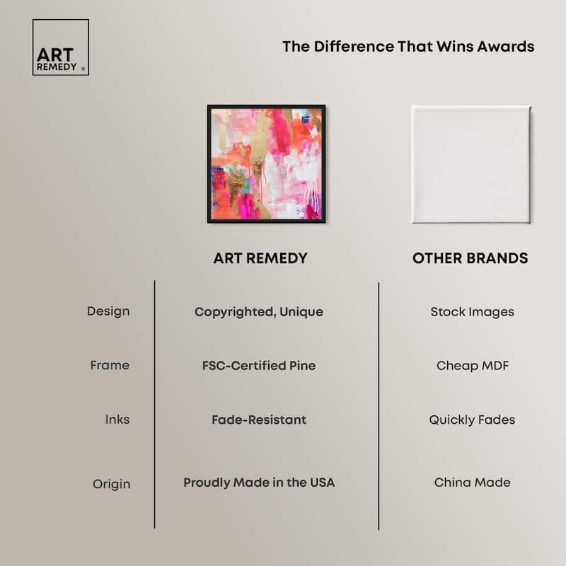 Exuberant Hues III Canvas by Art Remedy